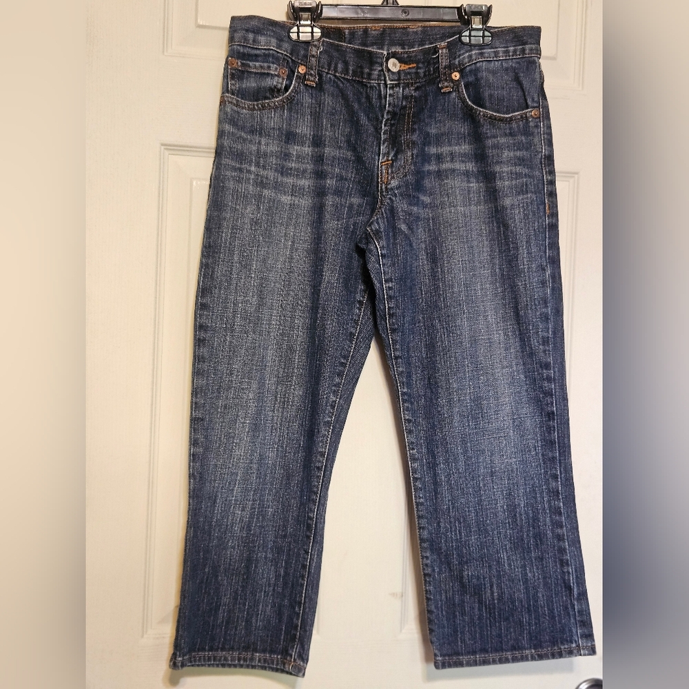 LUCKY BRAND DENIM CLASSIC FIT CROP PANT: GUC: SIZE 28